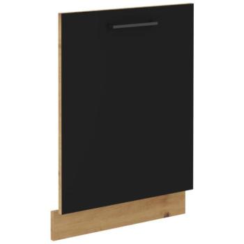 Konyhaszekrény Modena  zm 713x596 fekete/artisan tölgy kép