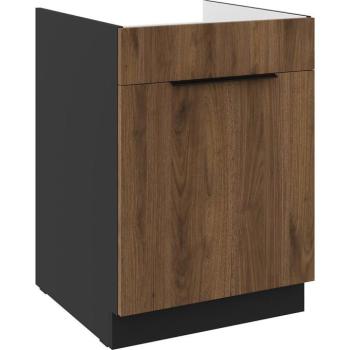 Konyhaszekrény Monza dió okapi 60ZL 1S BB kép