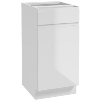 Konyhaszekrény Paro B40 1D1S fehér kép