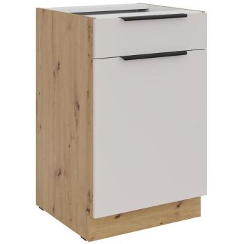 Konyhaszekrény Solea cashmere/artisan 50D 1F 1S BB kép