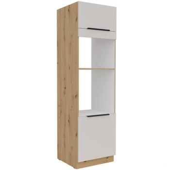 Konyhaszekrény Solea cashmere/artisan 60DPM-210 2F kép