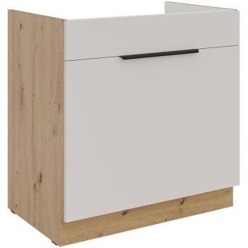 Konyhaszekrény Solea cashmere/artisan 80ZL 1S BB kép