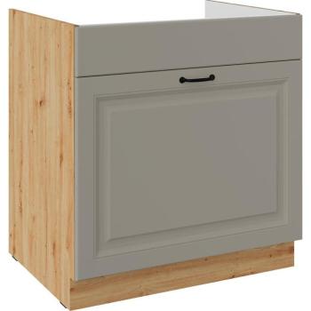 Konyhaszekrény Stilo claygrey/artisan 80ZL 1S BB kép