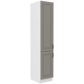 Konyhaszekrény Stilo claygrey/fehér 40dk/210 2f kép