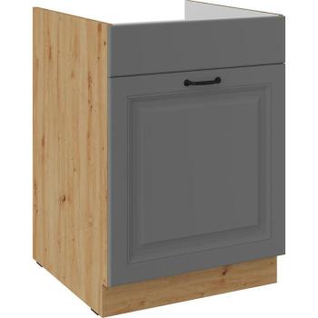 Konyhaszekrény Stilo dustgrey/artisan 60ZL 1S BB kép