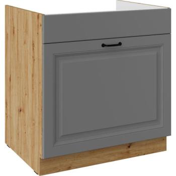 Konyhaszekrény Stilo dustgrey/artisan 80ZL 1S BB kép