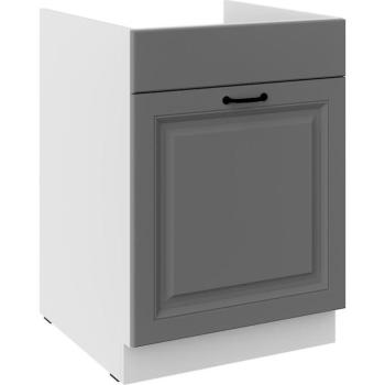 Konyhaszekrény Stilo dustgrey/fehér 60ZL 1S BB kép