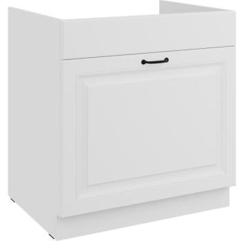 Konyhaszekrény Stilo fehér matt/fehér 80ZL 1S BB kép