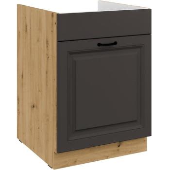 Konyhaszekrény Stilo grafit matt/artisan 60ZL 1S BB kép