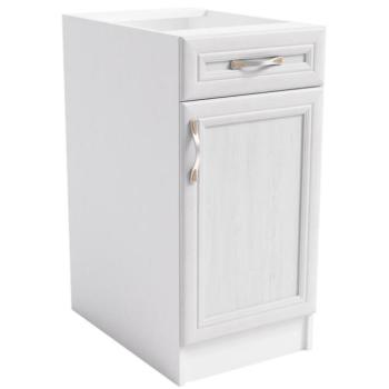 Konyhaszekrény Sycylia D40s1 P fehér/tölgy lancelot kép