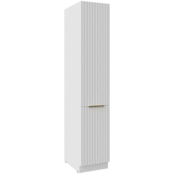 Konyhaszekrény Tuluza 40DK-210 2F fehér mat lamel kép