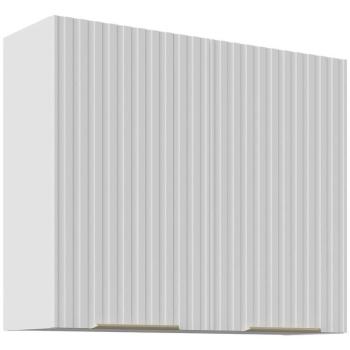 Konyhaszekrény Tuluza 80G-72 2F fehér mat lamel kép