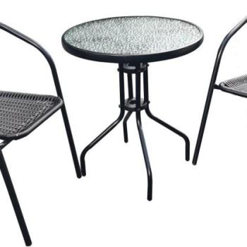 La Proromance Bistro Table G03 + 2 db Bistro Chair R03 kép