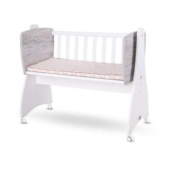 Lorelli First Dreams ringatható bölcső 105x55 - White / Artwood New kép