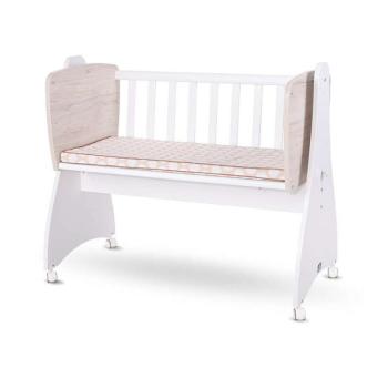 Lorelli First Dreams ringatható bölcső 105x55 - White / Light Oak New kép