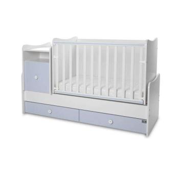 Lorelli Trend PLUS kombi ágy 70x165 - White Baby Blue kép