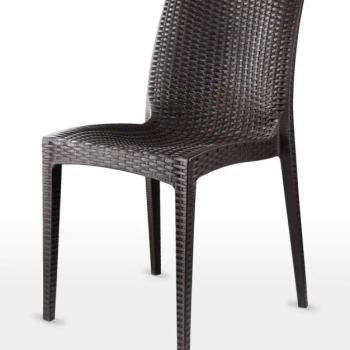 MEGAPLAST DALIA polyrattan, AL láb, wenge kép