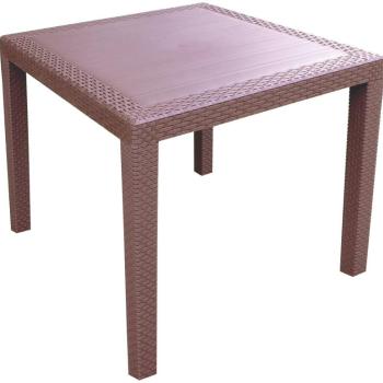 MEGAPLAST RATAN LUX 73x75,5x75,5 cm, polyrattan, wenge kép