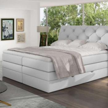 Mirabel 140x200 boxspring ágy matraccal fehér kép