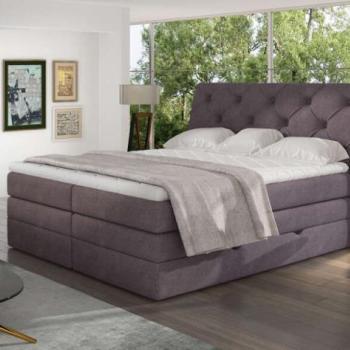 Mirabel 140x200 boxspring ágy matraccal lila kép