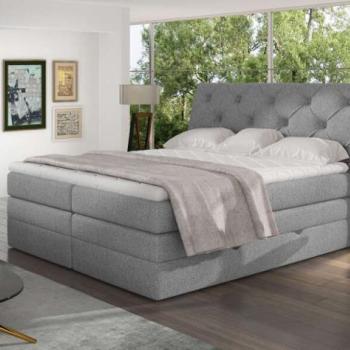 Mirabel 160x200 boxspring ágy matraccal szürke kép