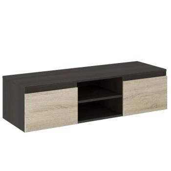 Modern tv állvány 120 cm - RTV sonoma wenge kép