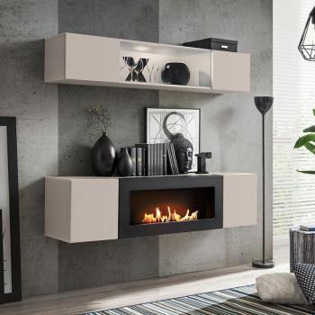 Nappali bútor Fly Cc Fy N3 Kasmír/Bio kandalló kép