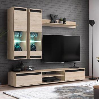 Nappali bútor Modo Hjz Md Hickory Jackson/Fekete kép