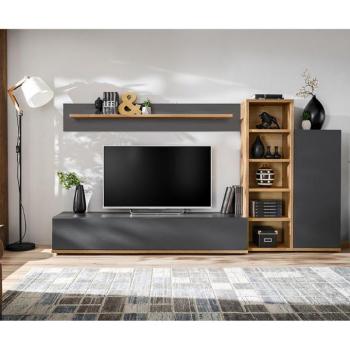 Nappali bútor Silk 3 Anwt Sk3 Antracit/Wotan kép