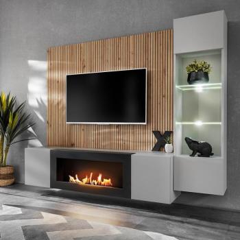 Nappali bútor Xari Pgas Xr L-K Perla Gray/Artisan kép