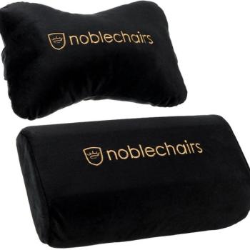 Noblechairs Cushion Set EPIC/ICON/HERO székekhez, fekete-arany kép