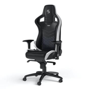 Noblechairs EPIC SK Gaming Edition, fekete-fehér-kék kép