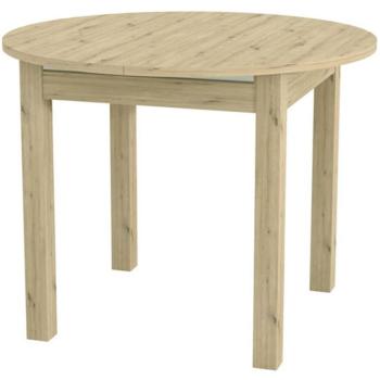 Összecsukható asztal Aurora 96/126x96cm tölgy artisan kép