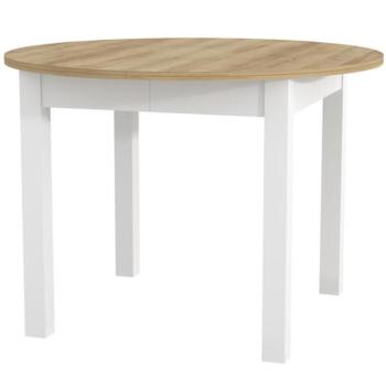 Összecsukható asztal Indus 02 105/240x105cm tölgy riviera/fehér kép