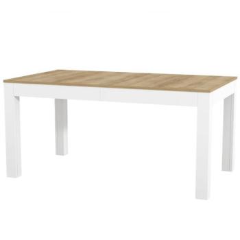 Összecsukható asztal Wenus 160/300x90cm tölgy riviera/fehér kép