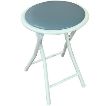 Összecsukható zsámoly DR-9-702 Mateo 10891 szürke/fehér kép