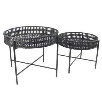 Padkészlet BOHO BAMBOO 60 fekete kép