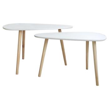 Padkészlet Frej fehér/tölgy természetes kép