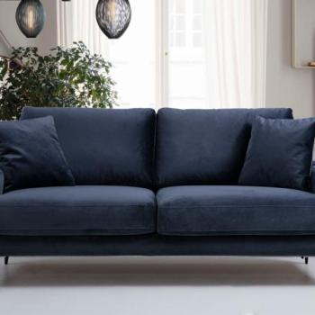 Papira 2 Seater - Navy Blue 2 Személyes kanapé 175x90x88 Sötétkék kép