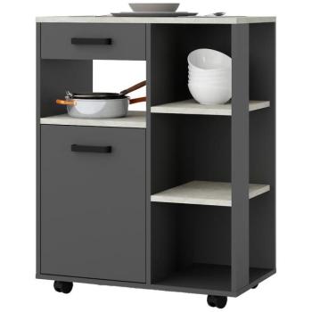 Pohárszék Linda antracit 80 (NESSA) kép