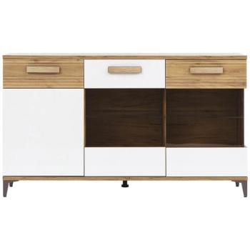 Pohárszék Snobi Sb05 Tölgy Craft/Alpesi fehér kép