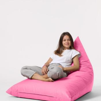 Pyramid Big Bed Pouf - Pink Babzsákfotel 145x90x35 Rózsaszín kép