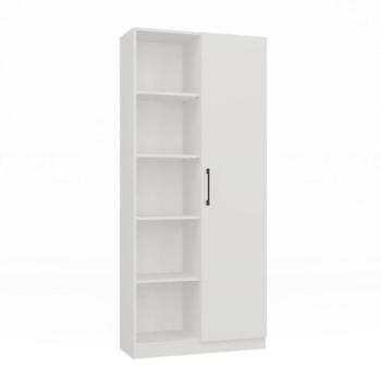 Regál 80cm Ajtók Fehér kép