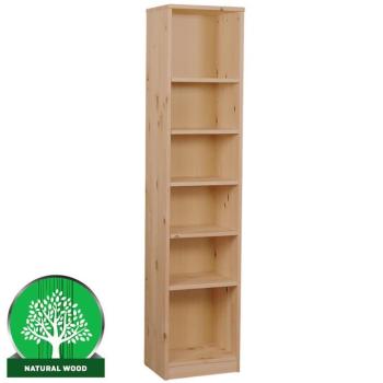 Regál eko felépített magas 180 fenyő bejca tölgy kép