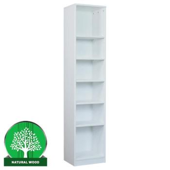 Regál eko felépített magas 180 fenyő fehér folt kép