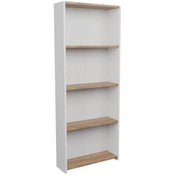 Regál FD-5LCBBS-021 fehér/természetes kép