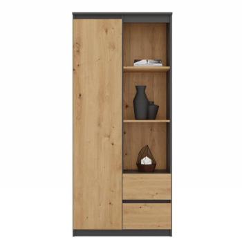 Regál Rs-80 Bily Antracit/Artisan kép