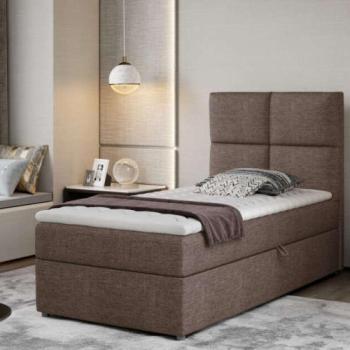 Rivia 90x200 boxspring ágy matraccal világos barna kép