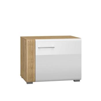 RTV szekrénybővítés Adagio 08 tölgy castello/fehér fényű kép