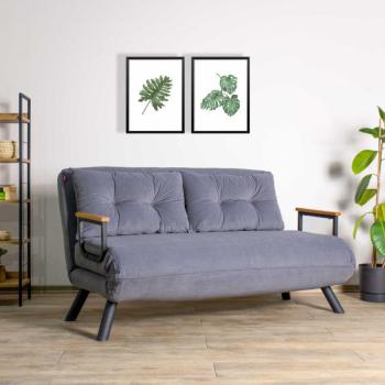 Sando 2-Seater - Grey 2 Személyes kanapé 133x50x45 Szürke kép